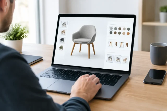 Configuratore prodotti per sito web su misura